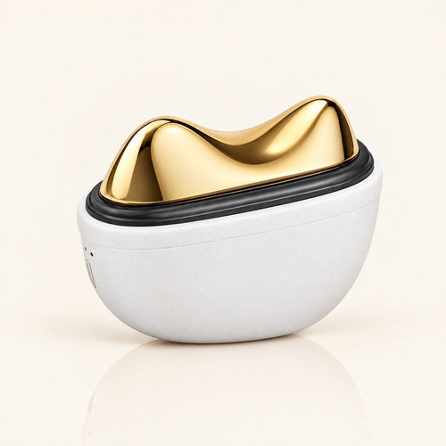 Moonlissa Warm Gua Sha in Pearl White & Gold